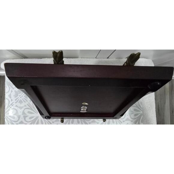 Jennifer Garant “Fat Chef on Bicycle” Framed Ceramic Tile – (2 Feet Missing) - Picture 7 of 10